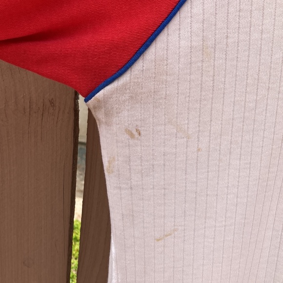 Vintage "Work Out" V-Neck Shirt - Picture 3 of 8